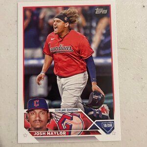 Josh Naylor, Cleveland Guardians (Card #91) Topps, 2023.